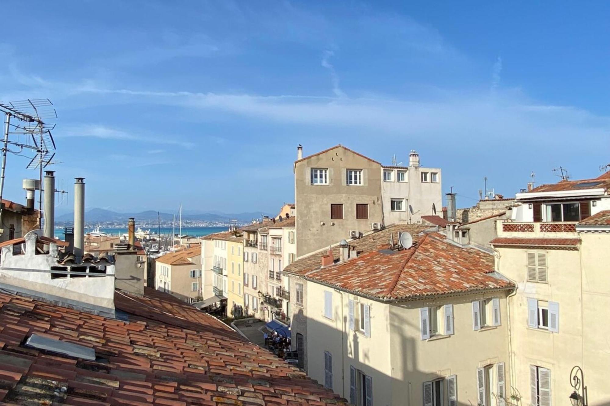 06M - Old Antibes Beautiful Duplex Terrace With Sea View Apartment Exterior photo